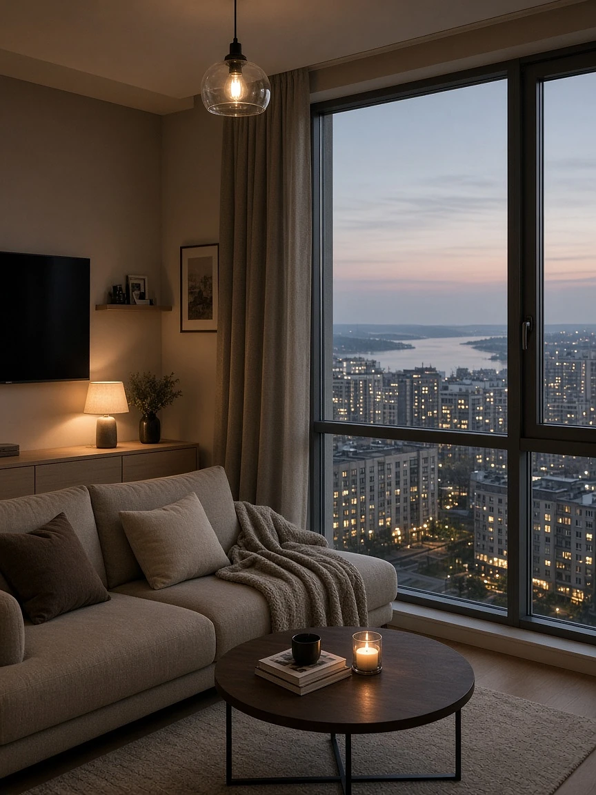 Skyline Apartment з видом на горизонт